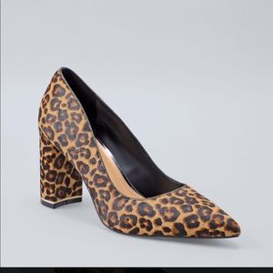 LEOPARD CALF HAIR PUMPS, WHITE HOUSE BLACK MARKET